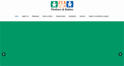 Desktop Screenshot of mothersandbabies.org